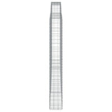 Cesti Gabbioni ad Arco 15 pz 400x30x220/240 cm Ferro Zincato