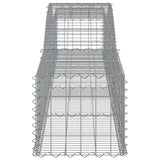 Cesti Gabbioni ad Arco 15 pz 400x50x40/60 cm Ferro Zincato