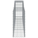 Cesti Gabbioni ad Arco 25 pz 400x50x100/120 cm Ferro Zincato