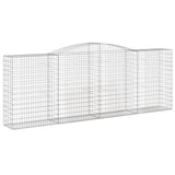 Cesti Gabbioni ad Arco 3 pz 400x50x140/160 cm Ferro Zincato