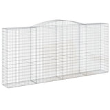 Cesti Gabbioni ad Arco 4 pz 400x50x180/200 cm Ferro Zincato