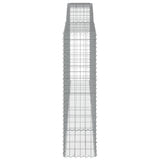 Cesti Gabbioni ad Arco 4 pz 400x50x180/200 cm Ferro Zincato