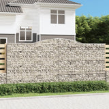 Cesti Gabbioni ad Arco 8 pz 400x50x180/200 cm Ferro Zincato
