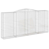 Cesti Gabbioni ad Arco 10 pz 400x50x180/200 cm Ferro Zincato