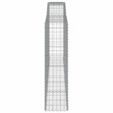 Cesti Gabbioni ad Arco 10 pz 400x50x180/200 cm Ferro Zincato