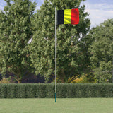 Asta e Bandiera Belgio 6,08 m Alluminio