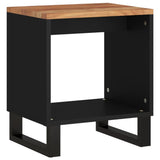 Tavolino da Soggiorno 40x31x46 cm Massello Acacia e truciolato