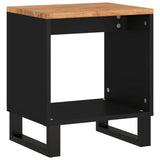 Tavolino da Soggiorno 40x31x46 cm Massello Acacia e truciolato