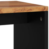 Tavolino da Soggiorno 40x31x46 cm Massello Acacia e truciolato