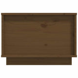 Tavolino da Salotto ambra 40x50x35 cm Legno Massello di Pino