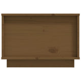 Tavolino da Salotto ambra 60x50x35 cm in Legno Massello di Pino