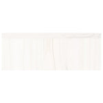Supporto per Monitor Bianco 50x27x10 cm Legno Massello di Pino