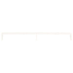 Supporto per Monitor Bianco 100x27x10 cm Legno Massello di Pino