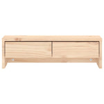 Supporto per Monitor 50x27x15 cm in Legno Massello di Pino