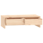 Supporto per Monitor 50x27x15 cm in Legno Massello di Pino
