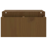 Supporto per Monitor ambra 70x27,5x15 cm Legno Massello di Pino