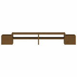Supporto per Monitor ambra 100x27,5x15cm Legno Massello di Pino