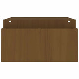 Supporto per Monitor ambra 100x27,5x15cm Legno Massello di Pino