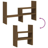Supporto Monitor ambra (39-72)x17x43 cm Legno Massello di Pino
