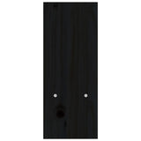 Supporto Monitor Nero (39-72)x17x43 cm Legno Massello di Pino