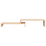 Supporto per Monitor (52-101)x22x14 cm Legno Massello di Pino