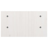 Supporto per Monitor Bianco 50x27x15 cm Legno Massello di Pino