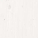 Supporto per Monitor Bianco 100x27x15 cm Legno Massello di Pino