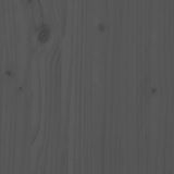 Supporto per Monitor Grigio 100x27x15 cm Legno Massello di Pino