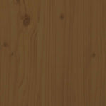Supporto per Monitor ambra 100x27x15 cm Legno Massello di Pino