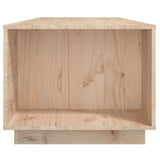Tavolino da Salotto 110x50x40 cm in Legno Massello di Pino