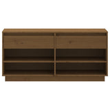 Scarpiera ambra 110x34x52 cm in Legno Massello di Pino