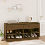 Scarpiera ambra 110x34x52 cm in Legno Massello di Pino