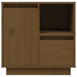 Comodini 2 pz ambra 50x34x50 cm in Legno Massello di Pino