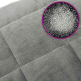Coperta Ponderata Grigia 138x200 cm 10 kg Tessuto