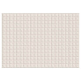 Coperta Ponderata Crema Chiaro 155x220 cm 11 kg Tessuto