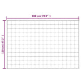 Coperta Ponderata Crema Chiaro 120x180 cm 9 kg Tessuto