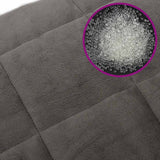 Coperta Ponderata con Copertura Grigia 120x180 cm 9 kg Tessuto