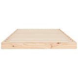 Giroletto senza Materasso 100x200 cm in Legno Massello di Pino