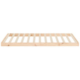 Giroletto senza Materasso 100x200 cm in Legno Massello di Pino