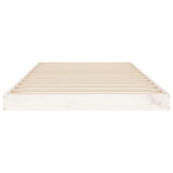 Giroletto Bianco 90x190 cm Single in Legno Massello di Pino