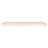 Giroletto Bianco 90x190 cm Single in Legno Massello di Pino