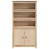 Credenza 80x35x154 cm in Legno Massello di Pino