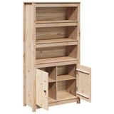 Credenza 80x35x154 cm in Legno Massello di Pino