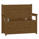 Panca Marrone Ambra 112,5x51,5x96,5cm in Legno Massello di Pino