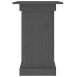 Portafiori grigio 40x40x60 cm in Legno Massello di Pino