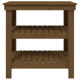 Banco da Lavoro Ambra 78,5x50x80 cm in Legno Massello di Pino