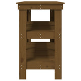 Banco da Lavoro Ambra 142,5x50x80 cm in Legno Massello di Pino
