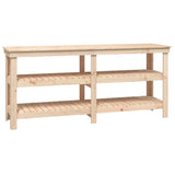 Banco da Lavoro 181x50x80 cm in Legno Massello di Pino