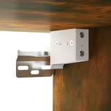 Set di Mobili da Bagno Rovere Fumo in Legno truciolato