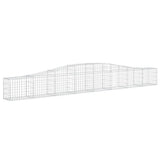 Cesto Gabbione ad Arco 400x30x40/60 cm Ferro Zincato